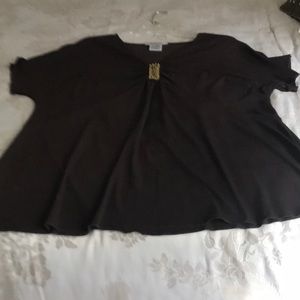 Brown ladies top
